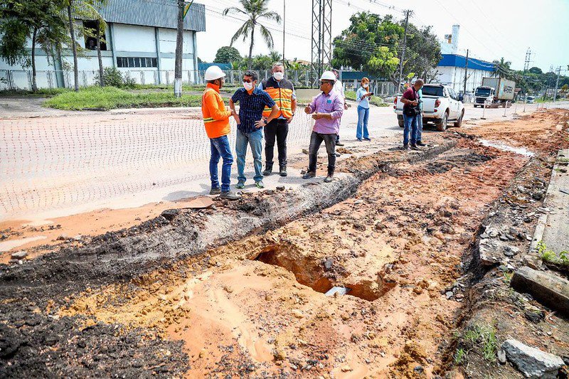 Você está visualizando atualmente Em Manaus revitalização de vias do Distrito Industrial supera 70% das obras.