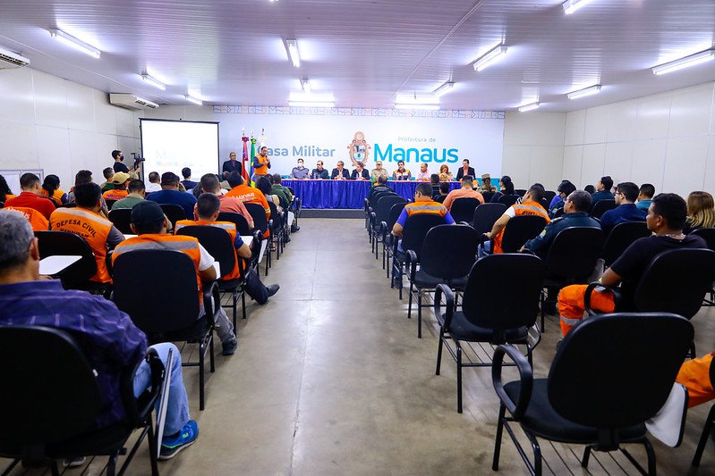 Você está visualizando atualmente Retomada as capacitações presenciais com formação de noções básicas em defesa civil em Manaus