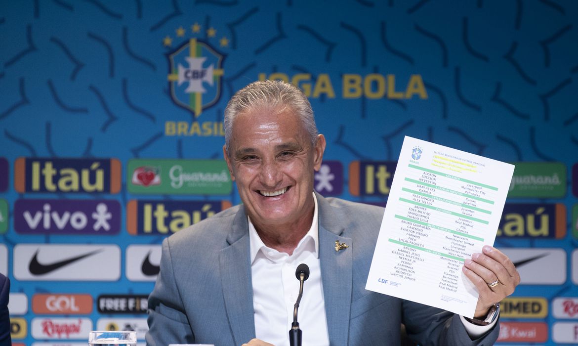 Leia mais sobre o artigo Tite anuncia os jogadores da Seleção Brasileira convocados para o Mundial