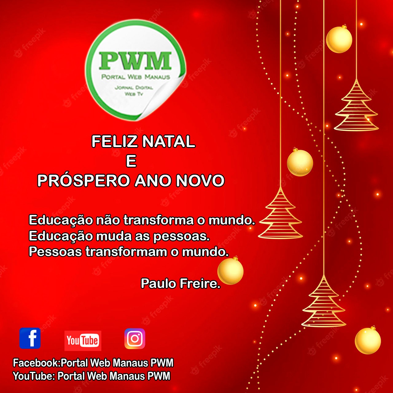 Você está visualizando atualmente FELIZ NATAL E PRÓSPERO ANO NOVO