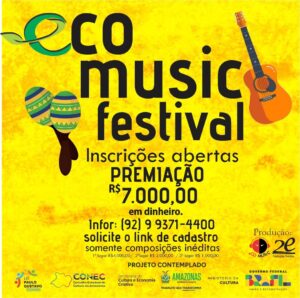 Leia mais sobre o artigo Ecomusic – Festival da Canção premiará R$ 7000 para composições inéditas