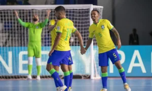 Leia mais sobre o artigo Futsal: Brasil goleia Costa Rica e chega às quartas da Copa do Mundo