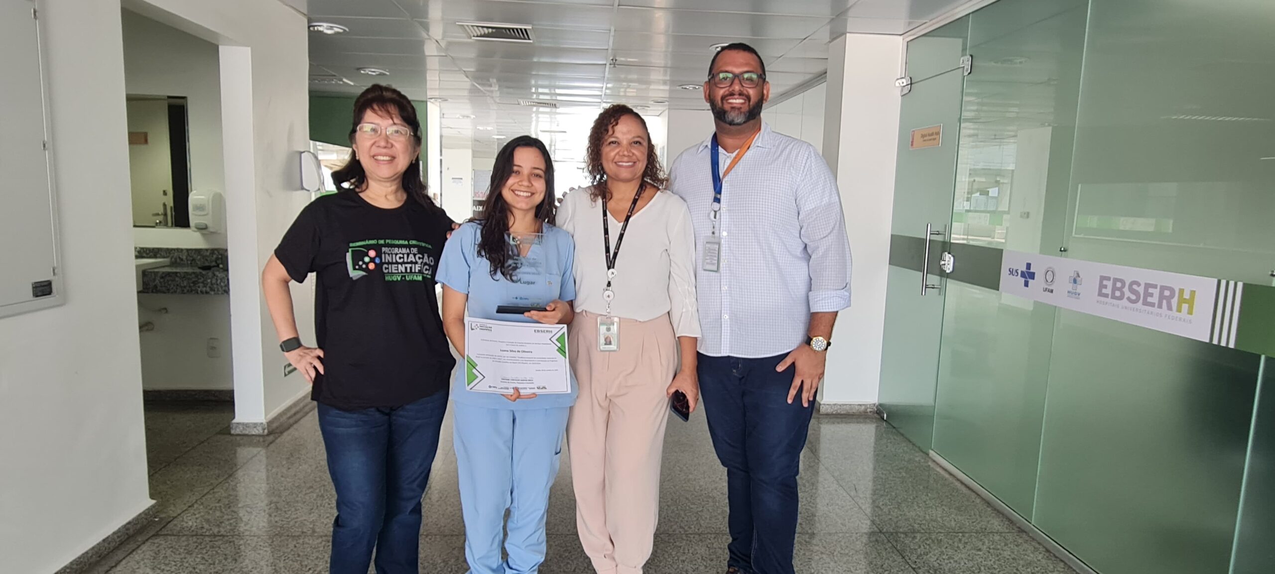 Leia mais sobre o artigo Trabalho de iniciação cientifica do HUGV-Ufam é premiado no 2º ciclo do PIC da Ebserh