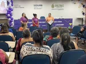 Leia mais sobre o artigo Beneficiárias do Prosamin+ participam de palestra sobre Empreendedorismo Feminino