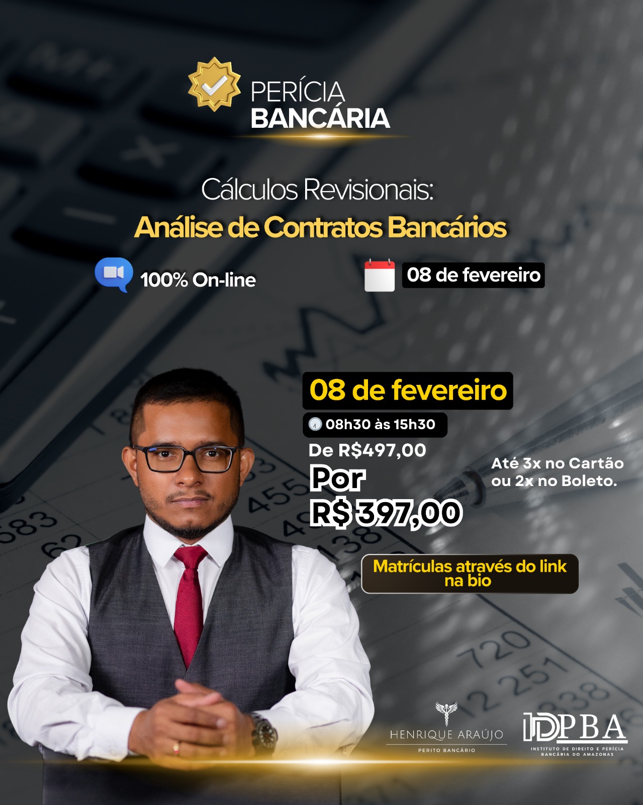 Você está visualizando atualmente Instituto lança o primeiro curso de Análise de Contratos Bancários 100% On-line no Amazonas